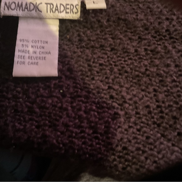 WOMENSWEAR NOMADIC TRACK PURPLE BUTTON DOWN SWEATER. GOOD CONDITION. SIZE XL - Picture 12 of 15